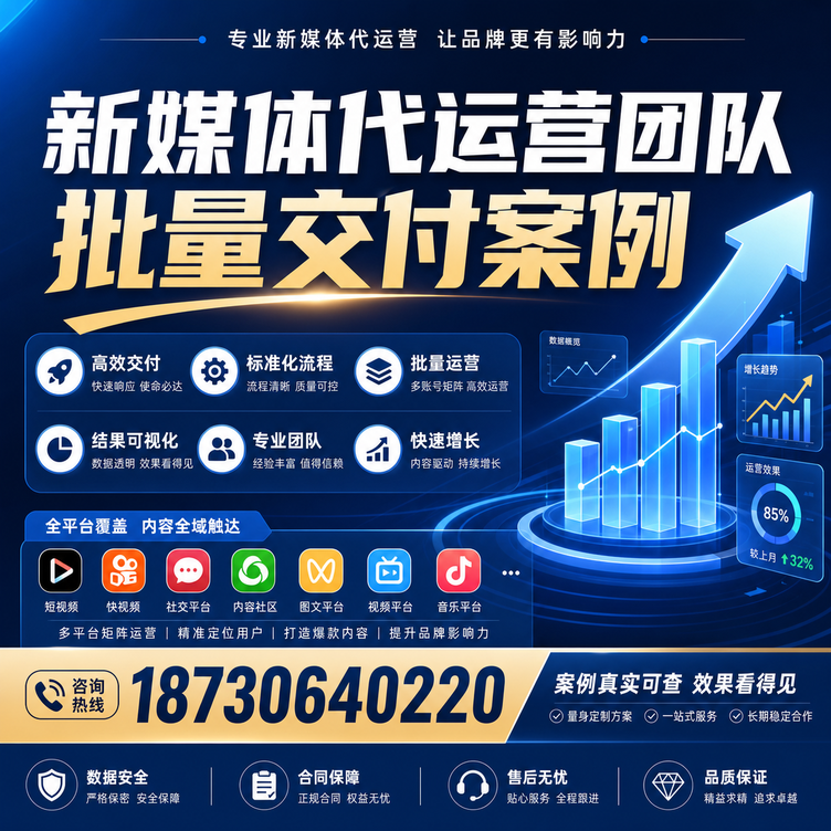 濮阳代运营公司多客户账号批量高效交付案例